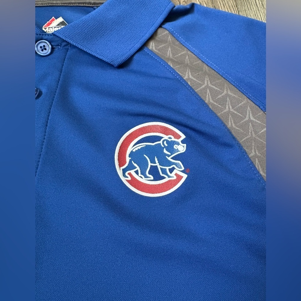 Chicago Cubs Polo Shirt Men’s Medium - Picture 3 of 10